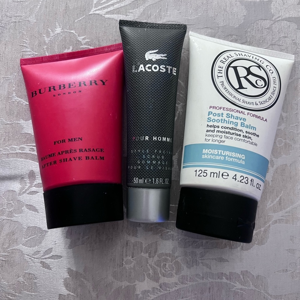 Men’s Shave Trio Burberry, Lacoste, Real Shaving Company